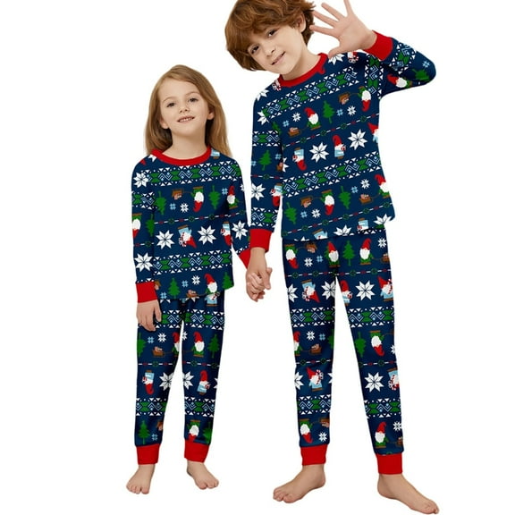 Family Christmas Pajamas Matching Sets Fashion Sets Couples Matching Holiday Sleepwear