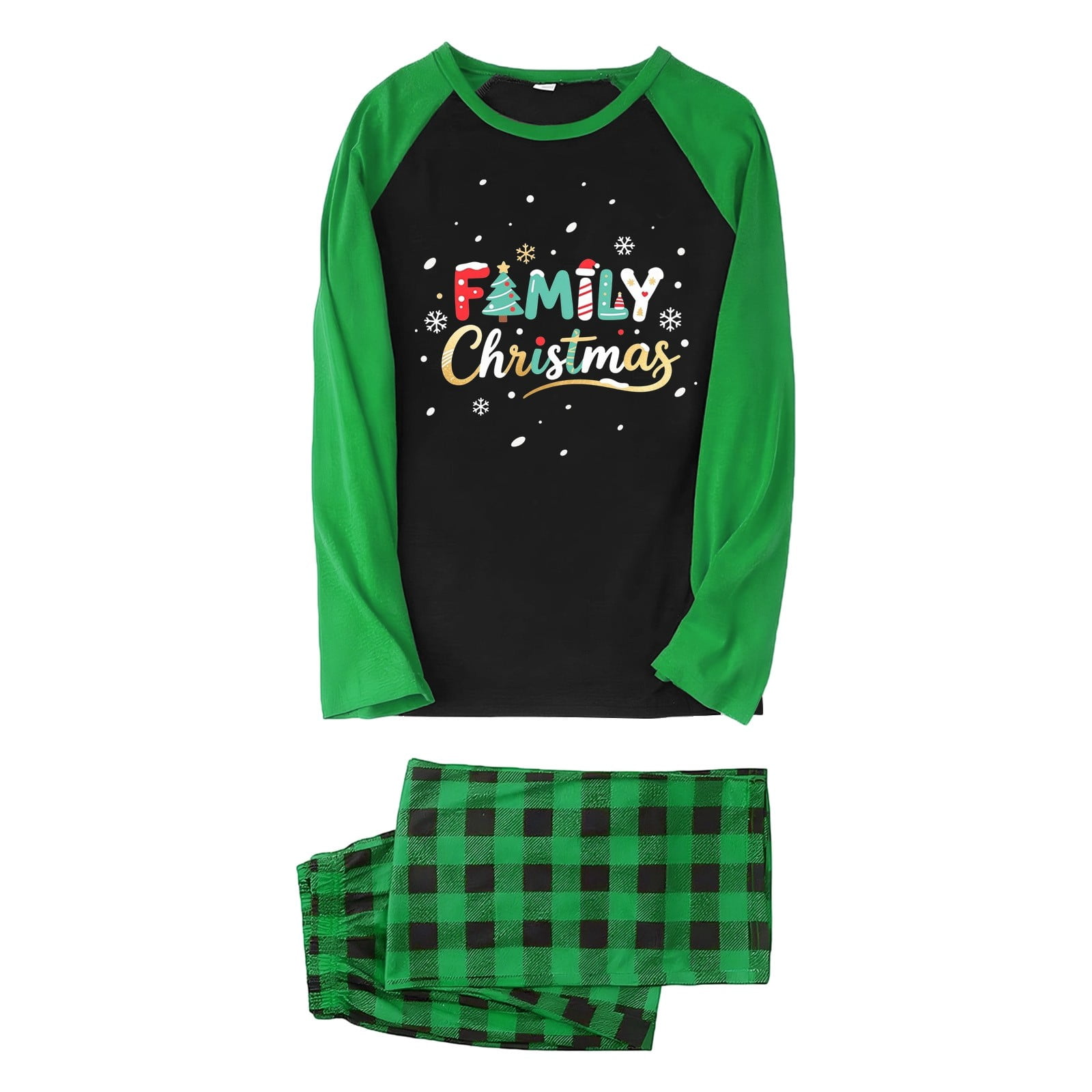 Family Christmas Pajamas Matching Sets, Holiday PJs with Top and Pants ...