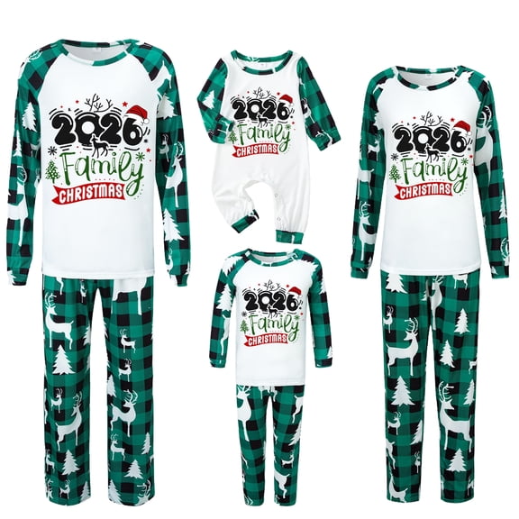 Family Christmas Pajamas Matching Sets, Merry Christmas Pjs Print Cute Family Set Pajamas, Merry Christmas Pajamas Holiday Loungewear, Family Set Long Pjs Xmas Sleepwear, Pajamas for Family