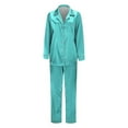thumbnail image 1 of Family Christmas Pajamas Matching Sets Mom Style Soft Polyester and Spandex Green Christmas Pajamas, 1 of 5