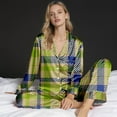 thumbnail image 1 of Family Christmas Pajamas Matching Sets Silk Casual Matching Set for Family, 1 of 9