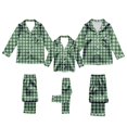 thumbnail image 1 of Family Christmas Pajamas Matching Sets Silk Casual Matching Set for Family, 1 of 9