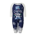 thumbnail image 1 of Family Christmas Pajamas Matching Sets Snowman Snowflakes Pattern Christmas Family Matching Outfits, 1 of 9