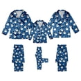 thumbnail image 1 of Family Christmas Pajamas Satin Christmas Pajamas Holiday Long Sleeve Button down Sleepwear Matching Pjs Mom and Daughter Mens Matching Christmas Pajamas, 1 of 8