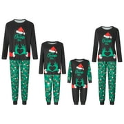 CHENGJI CHENGCHUAN Family Christmas Pjs Matching Sets 2023 Christmas Pajamas for Family Christmas Elf Pjs Holiday Xmas Jammies Set