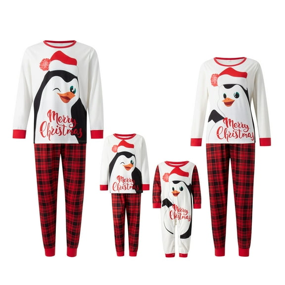 Family Christmas Pjs Matching Sets Christmas Pajamas for Family Adults Kids Baby Dog Holiday Xmas Sleepwear Set