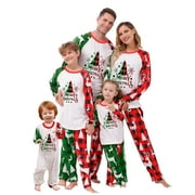 ELIPPEO Family Christmas Pjs Matching Sets Christmas Pajamas for Family Christmas Elf Pjs Holiday Xmas Jammies Set