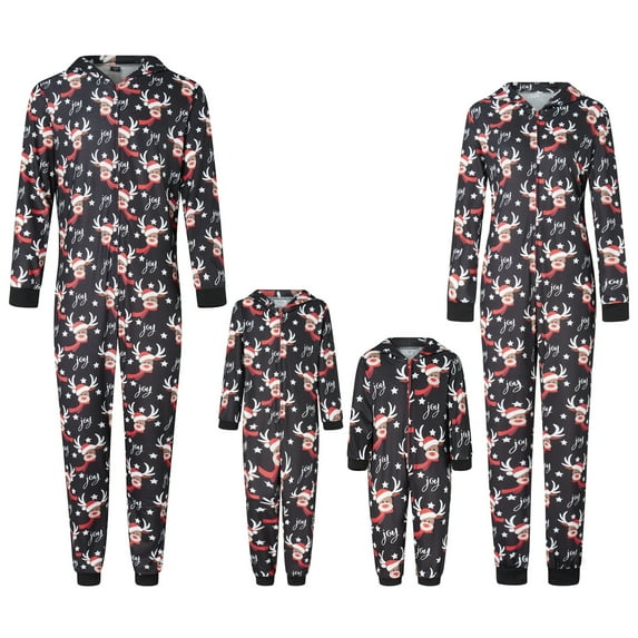 Family Christmas Pjs Matching Sets, Plaid Christmas Matching Jammies Pajamas Holiday Sleepwear for Adult Kids