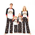 thumbnail image 1 of Family Christmas pajamas, Christmas print holiday pajamas set, soft holiday pajamas,Woman L, 1 of 7