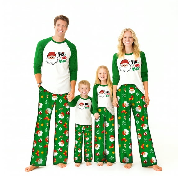 Family Christmas pajamas set, holiday pajamas set, suitable for family, soft and comfortable, with various styles,Man M