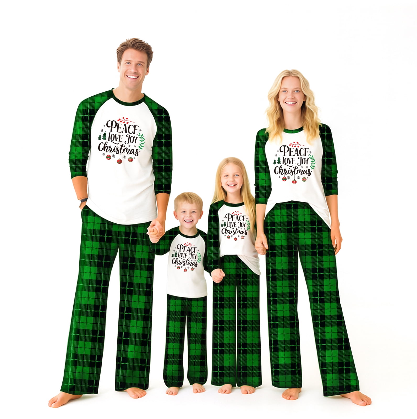 Family Christmas pajamas set, holiday pajamas set, suitable for family ...