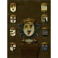thumbnail image 1 of Family Coat Arms Sara Van Os Painting Extra Large XL Wall Art Poster Print, 1 of 3