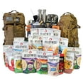 thumbnail image 1 of Family Comfort 72 Emergency Survival Kit/Backpack – 72 Hour for 2 People – Disaster Preparedness – Delicious ReadyWise Food, Gear, Lighting, First Aid, Tools & More - Tan, 1 of 6