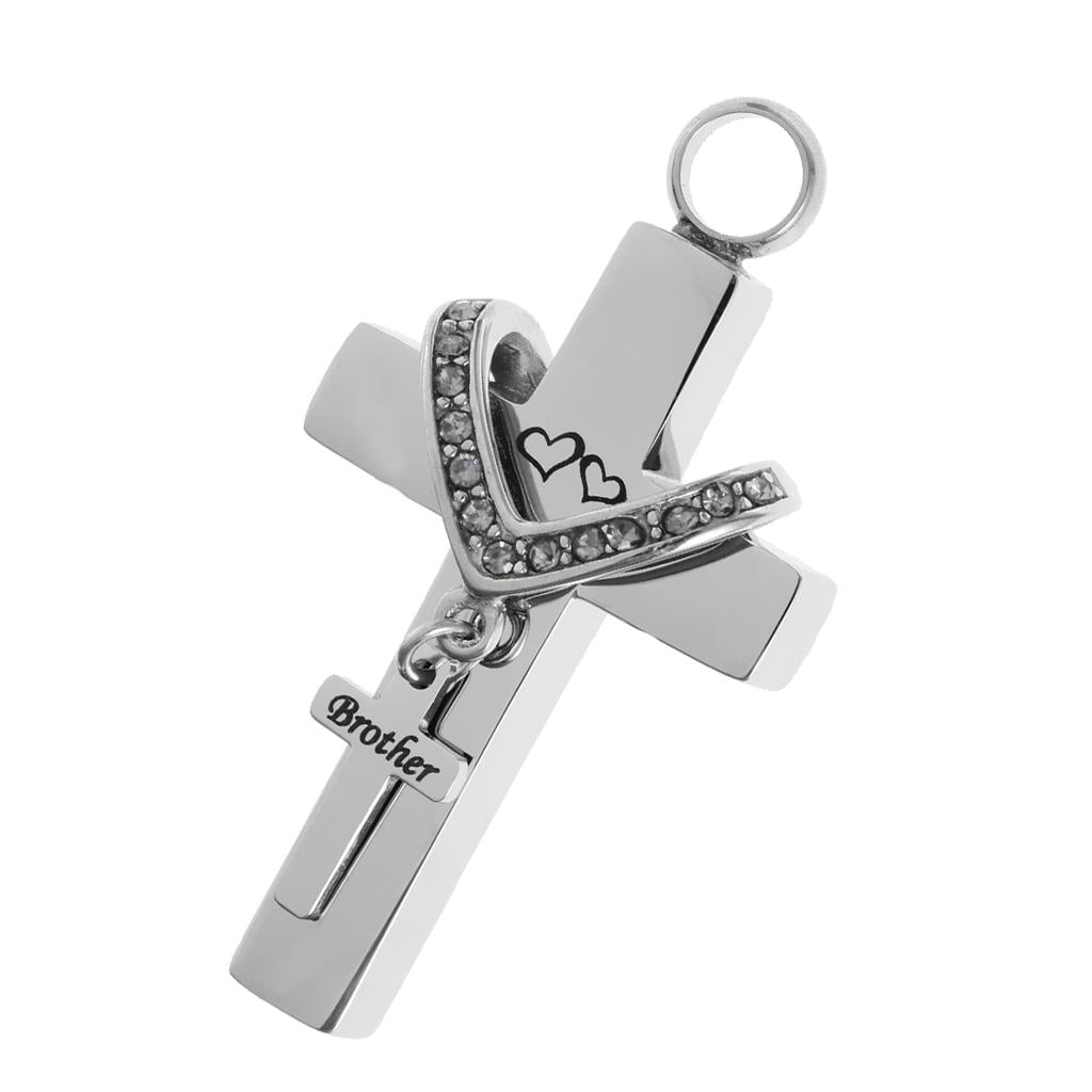 Family Cremation Jewelry Stainless Steel Urn Charms Pendants for