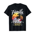 thumbnail image 1 of Family Cruise 2023 Boat Trip Sailing Cruising Vacation 2023 Short Sleeve Black T-Shirt, 1 of 5