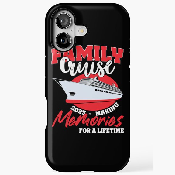 Family Cruise 2023 Funny Party Ship Gift iPhone Case 17 through 11 Pro Max