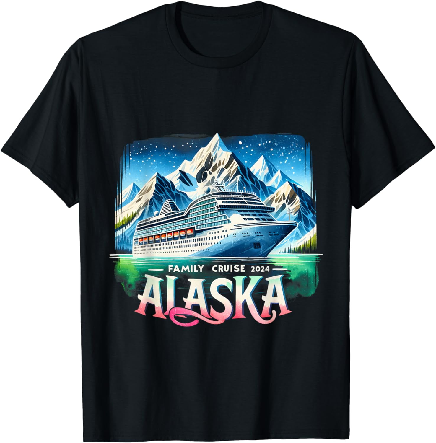 Family Cruise 2024 Alaska Friend Family Group Alaska Cruise TShirt