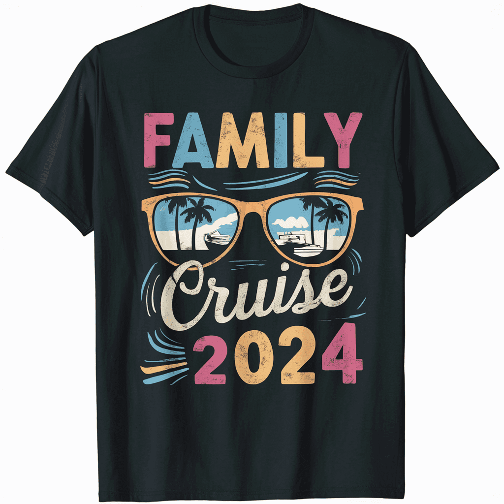 Family Cruise 2024 Funny Summer Vacation Memories TShirt