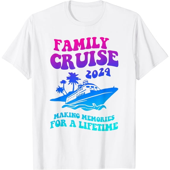 Family Cruise 2024 Making Memories Together Party Trip T-Shirt