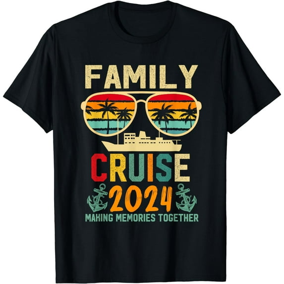 Family Cruise 2024 Making Memories Together Vacation Boat T-Shirt