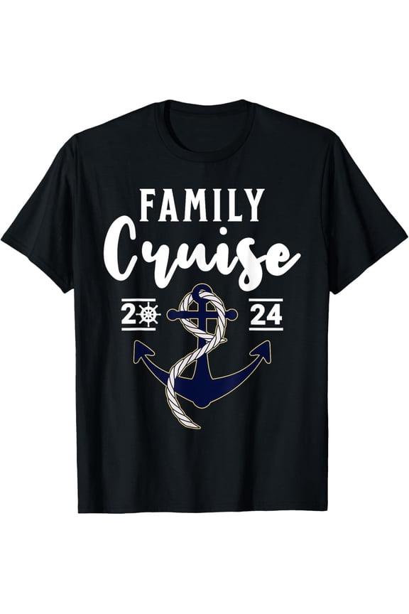 Family Cruise 2024 Summer Vacation Family Matching Group T-Shirt mens t shirt,black,women,funny,misfits,men,journey