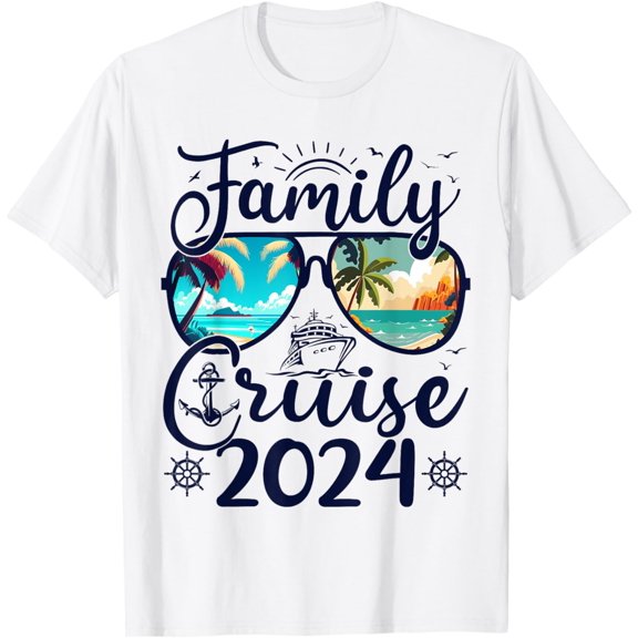 Family Cruise 2024 Summer Vacation Matching Family Cruise T-Shirt mens t shirt,white,women,funny,misfits,men,journey