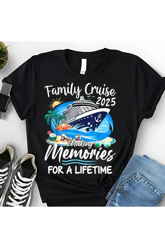 Family Cruise 2025 Making Memories For A Lifetime T-shirt, Family Cruise Vacation Shirt, Family cruise Shirt, Cruise Holiday TH280522