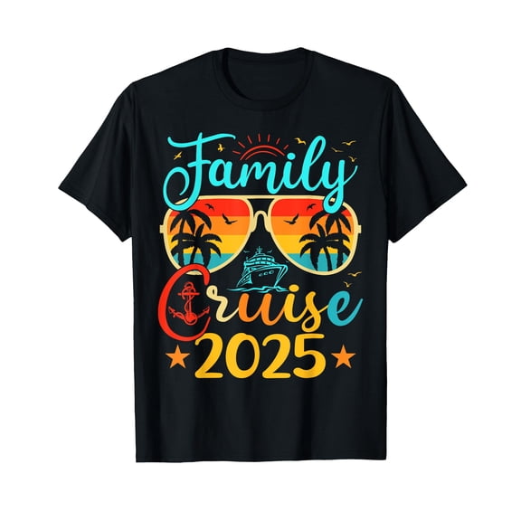 Family Cruise 2025 Summer Vacation Matching Family Cruise T-Shirt