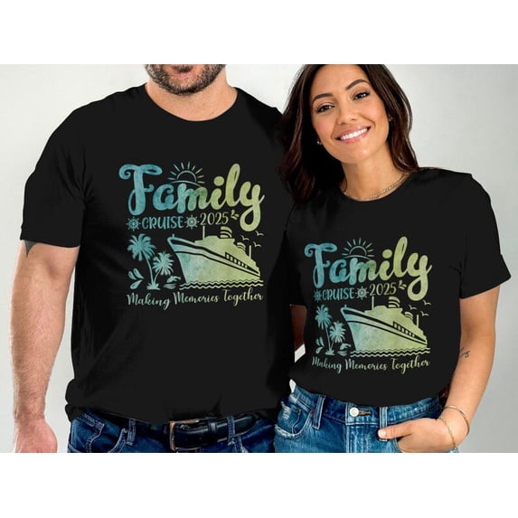 Family Cruise 2025 T-shirt, Family Vacation Making Memories Together T ...