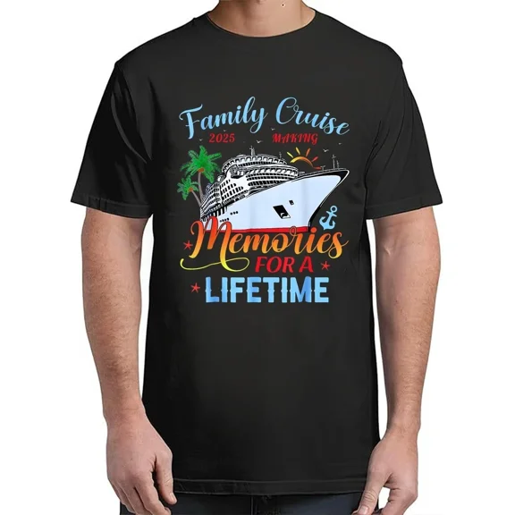Family Cruise 2025 Vintage Adult S-4XL T-Shirt