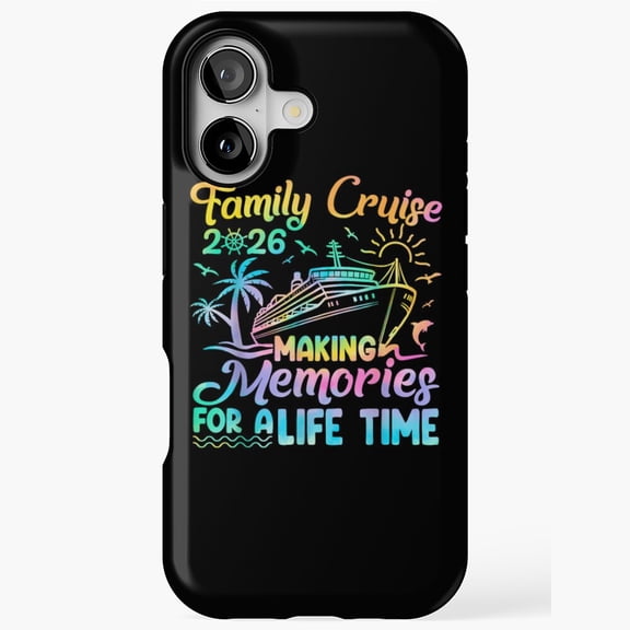 Family Cruise 2026 Summer Vacation Group Trip iPhone Case 17 through 11 Pro Max