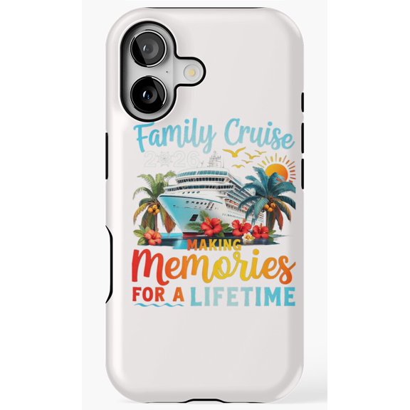 Family Cruise 2026 Vacation Summer Trip Phone Case for iPhone 11 12 13 14 15 16 17 Pro Max