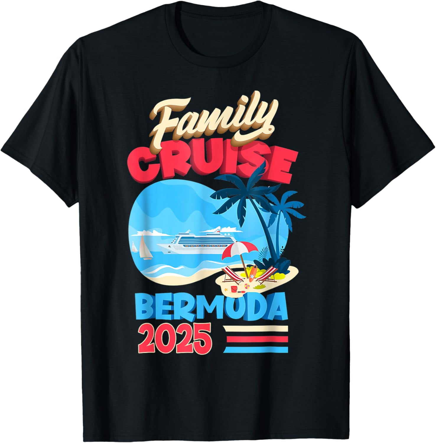 Family Cruise Bermuda 2025 Summer Matching Vacation Group T-Shirt ...
