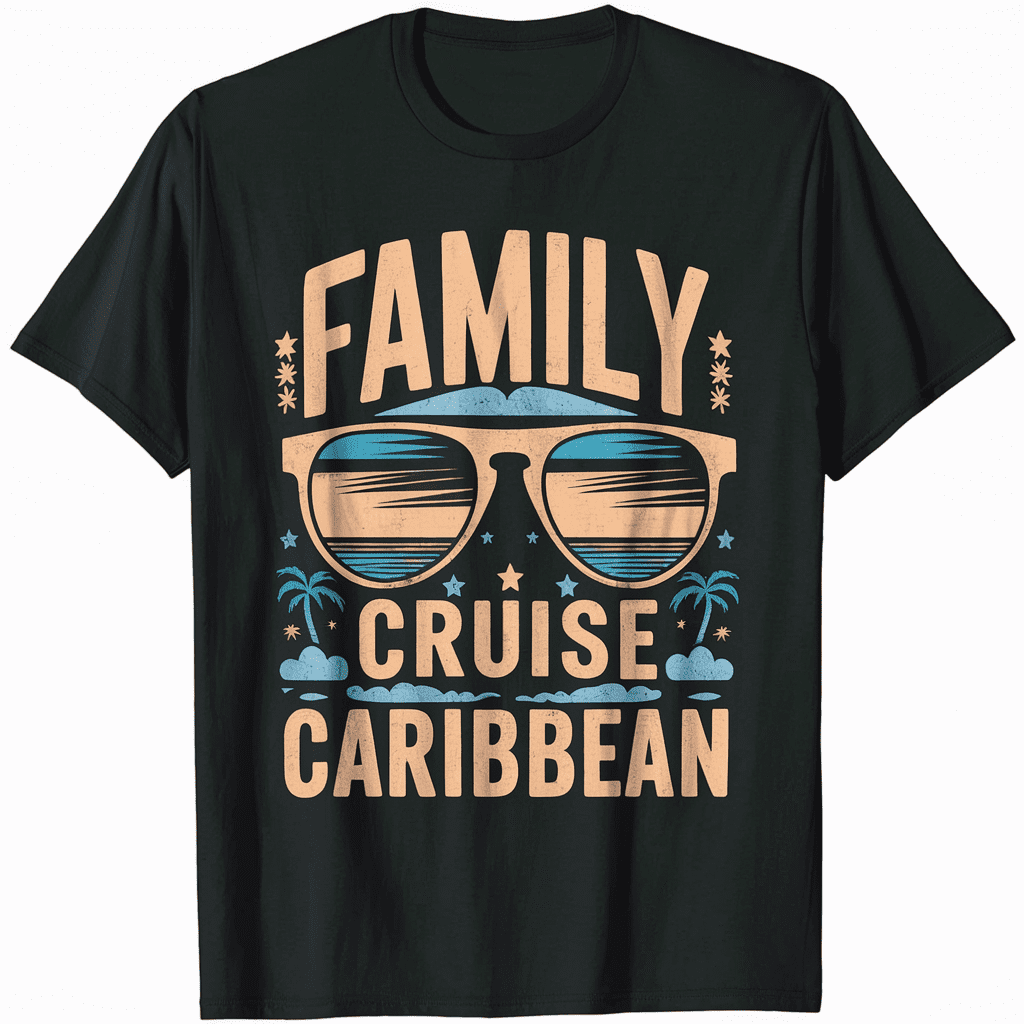 Family Cruise Caribbean 2024 Summer Matching Vacation Trip Tee