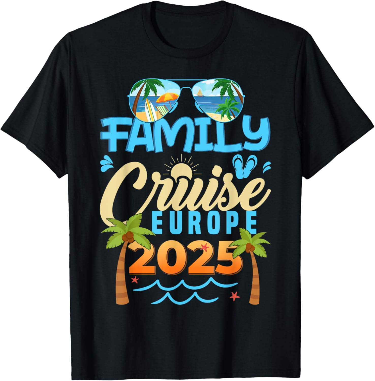 Family Cruise Europe 2025 Matching Vacation 2025 TShirt