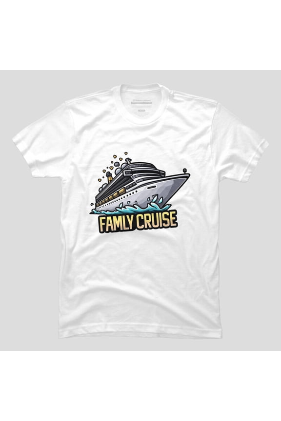 Family Cruise Funny Vacation Graphic T-shirt M2983871, Up to Size 5XL