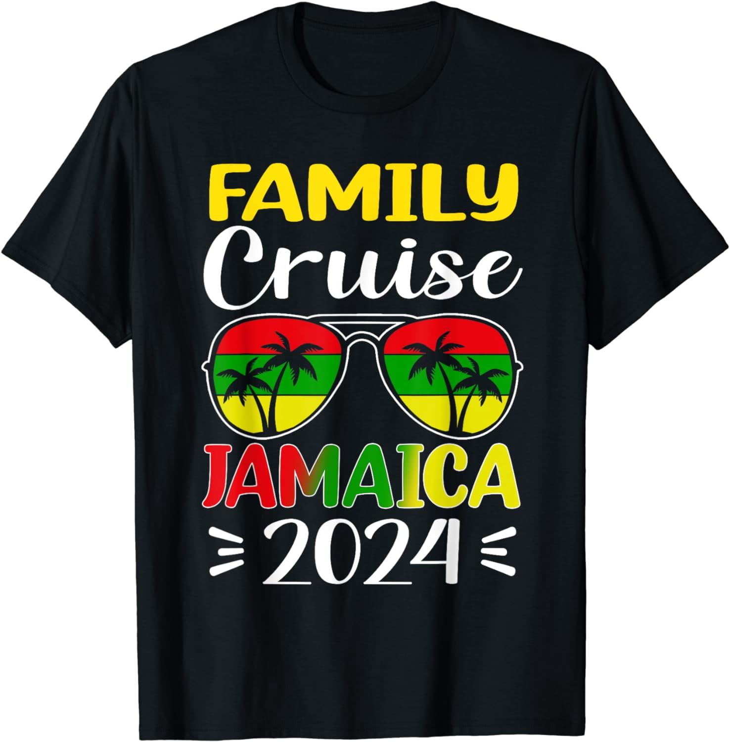 Family Cruise Jamaica 2024 Summer Vacation Beach Matching T-Shirt