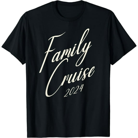 Family Cruise Matching 2024 For Men Women Kids Ship Funny T-Shirt