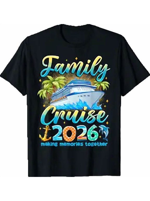 Family Cruise Squad 2026 Group Matching Summer Vacation Trip T-Shirt