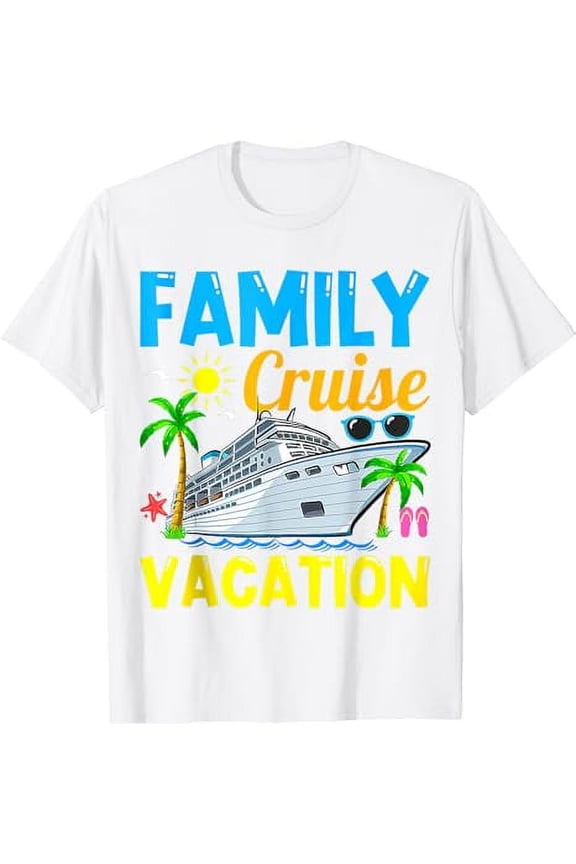 Family Cruise Summer Matching Vacation Dad Mom T-Shirt