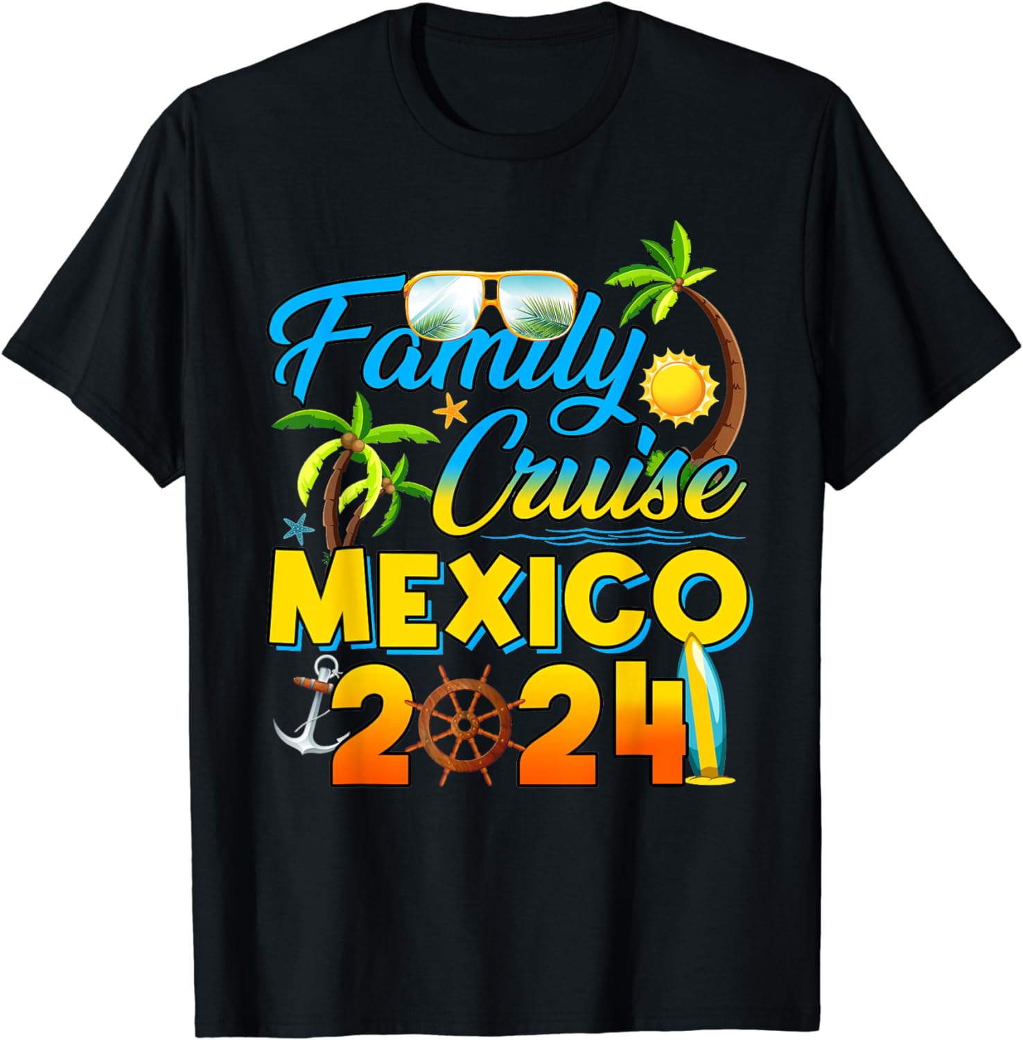 Family Cruise Trip Mexico 2024 Vacation Summer Vacation TShirt