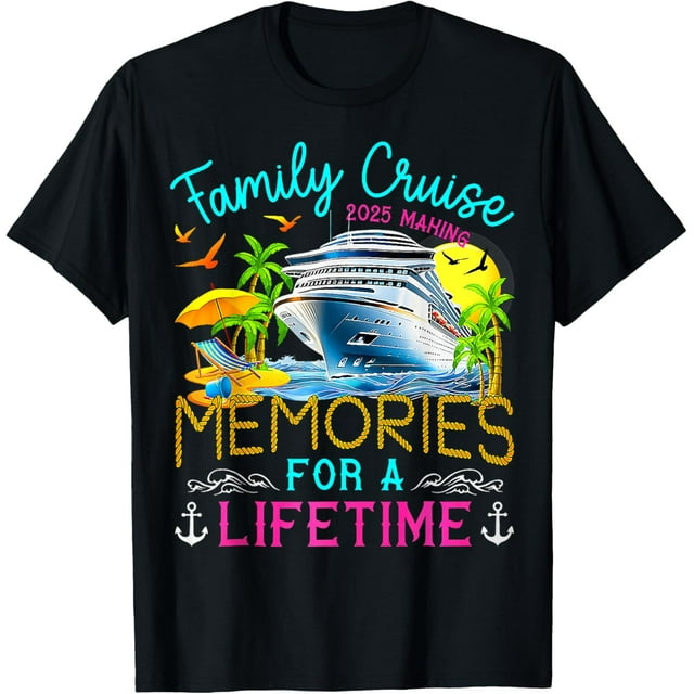 Family Cruise Vacation 2025 Matching Cruise Ship TShirt