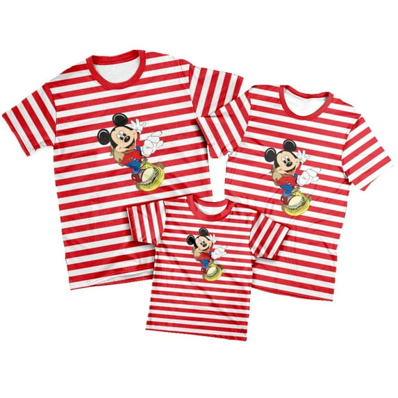 Family Cute Matching Outfits Couple Shirts Tee Cartoon Round Neck Tshirts Birthday Gift for Family Mens Womens