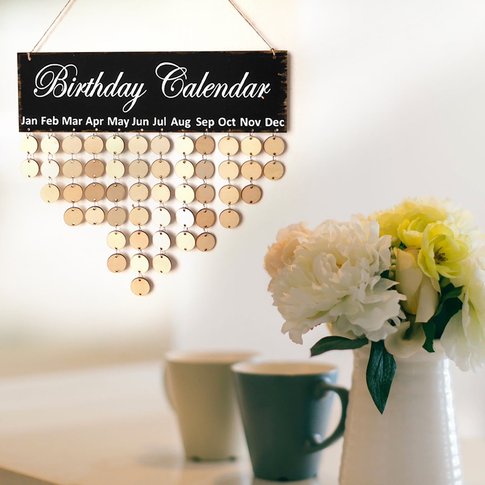 Family Decor Birthday Reminder Calendar calendar Board calendar planner