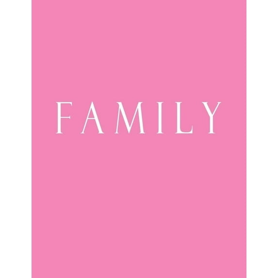 Family : Decorative Book to Stack Together on Coffee Tables, Bookshelves and Interior Design - Add Bookish Charm Decor to Your Home - Stack Deco Books together to create Your unique Fashion Design style - Family (Paperback)