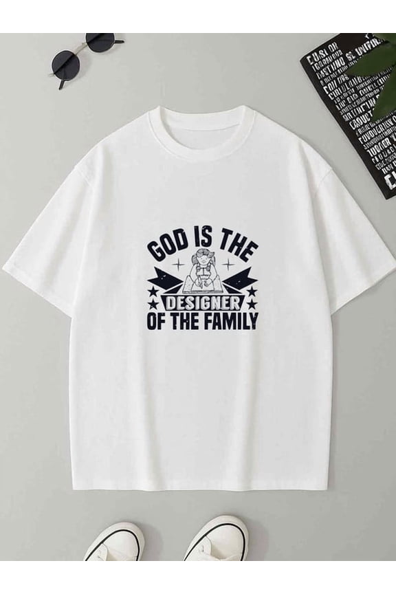 Family Designer Tee men 180G 100% Cotton white Trendy Unisex Shirt Crewneck tshirts Casual Unisex Shirt Printed tshirts Vintage Unisex Shirt Crewneck tshirts Fashion Unisex Shirt Printed tshirts