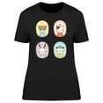 thumbnail image 1 of Family Dog Cat Bunny Panda T-Shirt Women -Image by Shutterstock, Female x-Large, 1 of 2