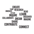 thumbnail image 1 of Family Dream Share Contribute Inspiring Office Wall Decal Decoration Educational Inspirational Words Motivations Think Lasts Years and Easily Removable - Size: 10 In(W) x 8 In(H), 1 of 5