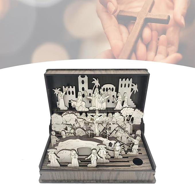 Easter Resurrection Scene Set, Empty Tomb Easter Decoration Easter Resurrection Scene Set, Empty Tomb Easter Decoration