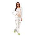 thumbnail image 1 of Family Easter Pajama Set Long Sleeve Top Pants Breathable Comfortable Fabric Bunny Egg Print Loungewear Perfect For Spring Celebrations And Family Bonding, 1 of 4